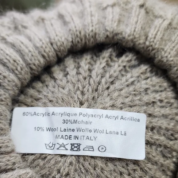 Cozy Knit Beret in Cream